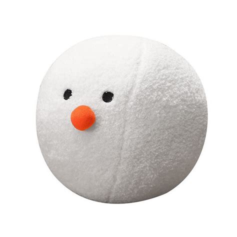 Honrane Cute Snowball Plushie Snowball Plush Toy Christmas Plush Soft ...