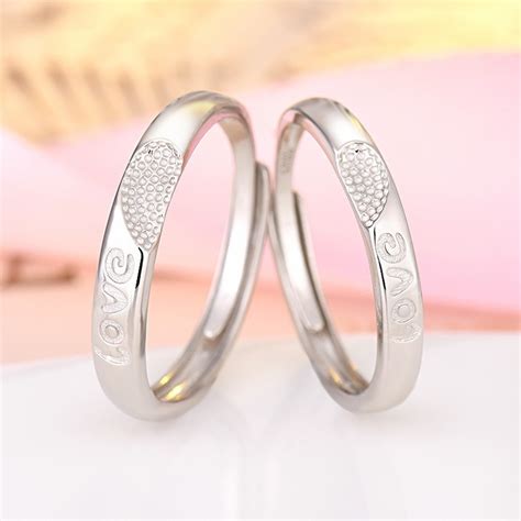 2 Anillos Duo Promesa Plata Fina 925 Amor Parejas 14 Febrero MercadoLibre