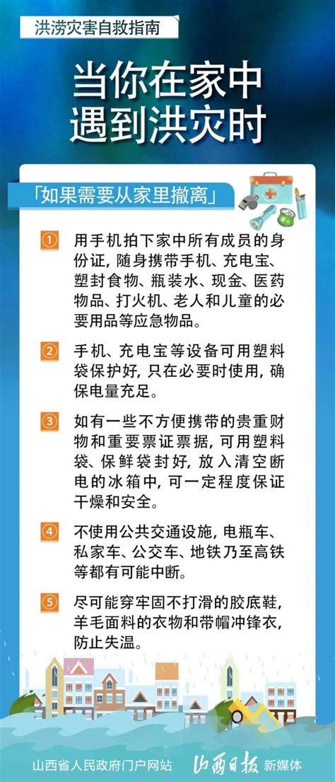 海报丨洪涝灾害自救手册请收好！ 澎湃号·政务 澎湃新闻 The Paper