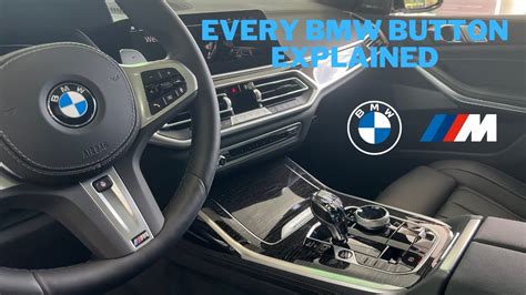 Every Button Inside A Bmw Explained Idrive Youtube