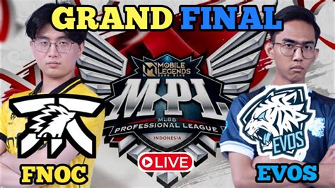 GRAND FINAL FNOC VS EVOS Mpl Id S13 Mobilelegend Grandfinal Mplid