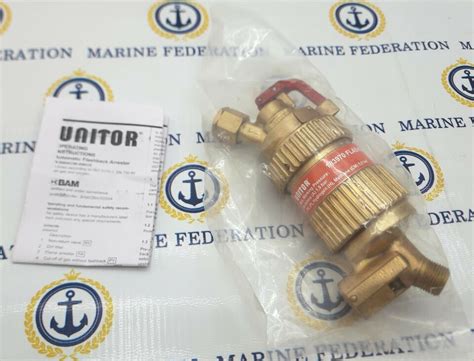 Unitor W S Acetylene Automatic Flashback Arrestor Regulator