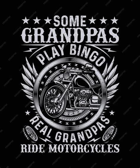 Premium Vector Some Grandpas Play Bingo Real Grandpas Ride