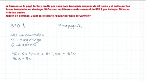 Problema con ecuación lineal YouTube