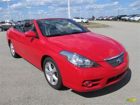 Super Red 5 2008 Toyota Solara SLE V6 Convertible Exterior Photo ...