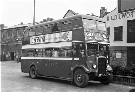 The Transport Library Ribble Leyland Td Rn At Lancaster Bus