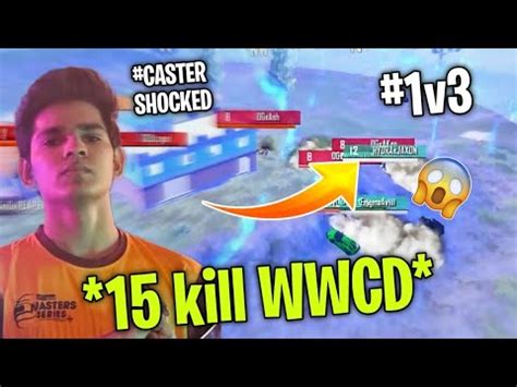 Hydra Jaxon 1v3 Caster Shocked 15 Kill WWCD In Scrims YouTube