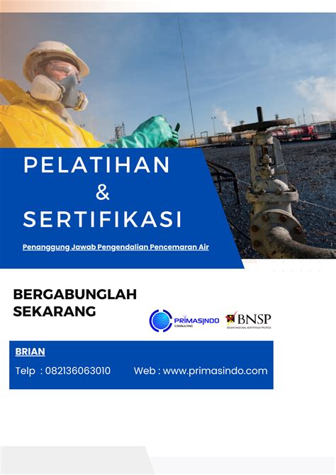 Penanggung Jawab Pengendalian Pencemaran Air Pppa Bnsp