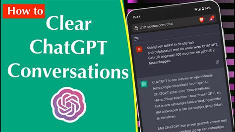 How To Delete Chatgpt History Clear Chatgpt Conversations Youtube