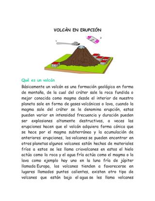 Volcan En Erupcion PDF