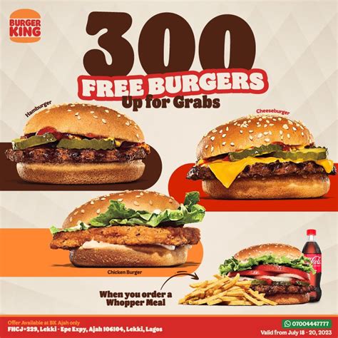 Burger King Nigeria On Twitter We Re Feeling Generous To Celebrate