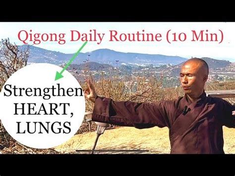 STRENGTHEN HEART And LUNGS 10 Minute Qigong Daily Routine YouTube