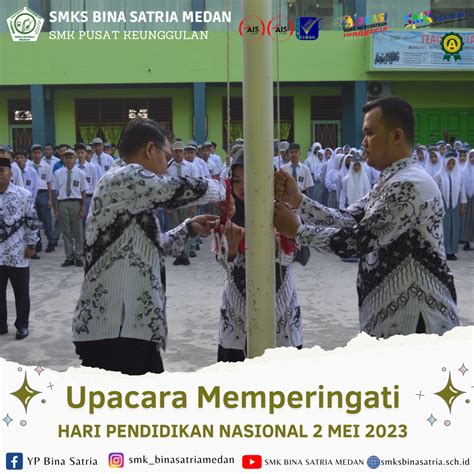 Upacara Memperingati Hari Pendidikan Nasional Tahun 2023 SMK BINASATRIA