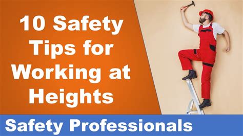 10 Safety Tips For Working At Heights Safety Training YouTube