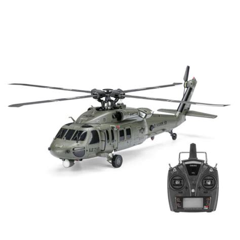 Eachine E G Ch D G Flybarless Rc Helicopter Black Hawk Uh