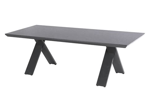 Sens Line Jerry Polywood Tuintafel Rond 140cm Antraciet