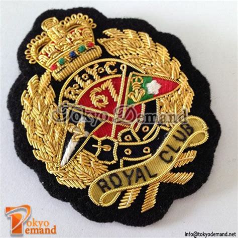 We Are Manufacturing All Kinds Of Hand Embroidered Badge Bullion Badge