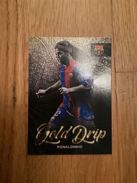 Topps Ronaldinho Gold Drip Kaufen Auf Ricardo