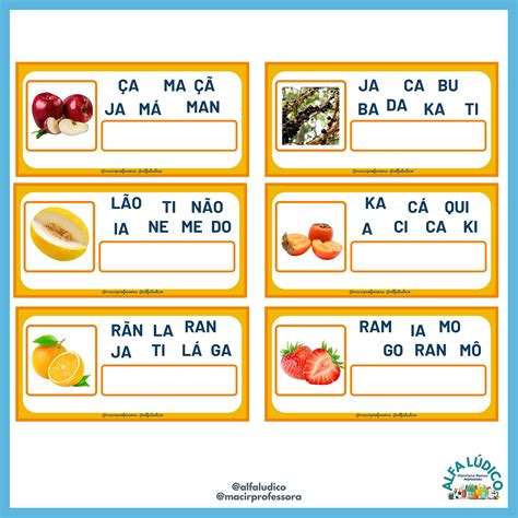 Fruta Com 4 Silabas - 10