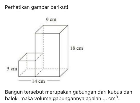 Matematika Sekolah Menengah Pertama Bangun Tersebut Merupakan Gabungan