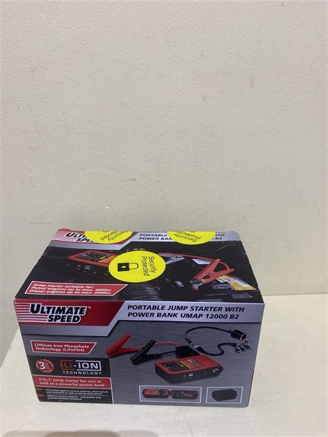 Ultimate Speed Portable Jump Starter With Power Bank Umap 12000 B2 Ebay