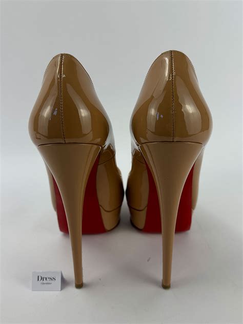 Christian Louboutin Nude Heels Size 39 UK 6 Dress Cheshire