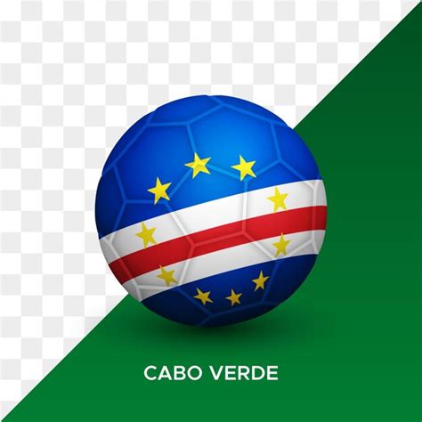 Premium Vector Realistic Football Soccer Ball Mockup With Cabo Verde