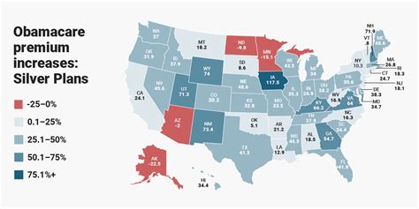 Obamacare Premiums 2018 Increase By State Business Insider