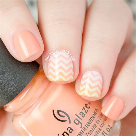 The Nailasaurus UK Nail Art Blog 31DC2015 Orange Nails With A