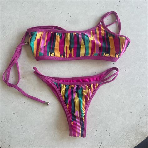 Bydee Bikini Size Small Bottoms Are Cheeky Worn A Depop