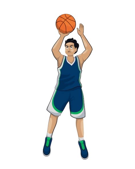 Homens personagem basquete vetorial ilustração bola esportes