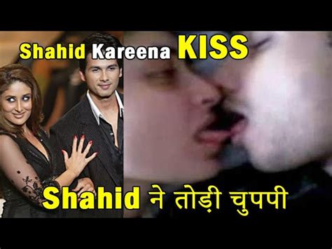 Kareena Kapoor With Shahid Kapoor Kiss