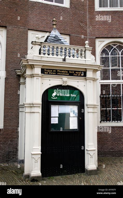 facade of the begijnhof chapel begijnhof square nieuwe zijde amsterdam ...