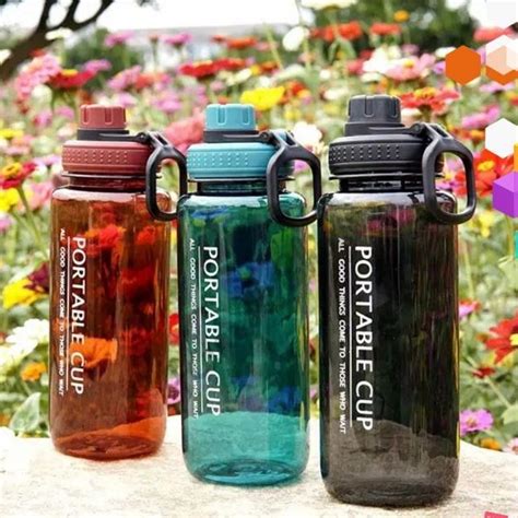 Jual BOTOL MINUM PORTABLE CUP 1 LITER Shopee Indonesia