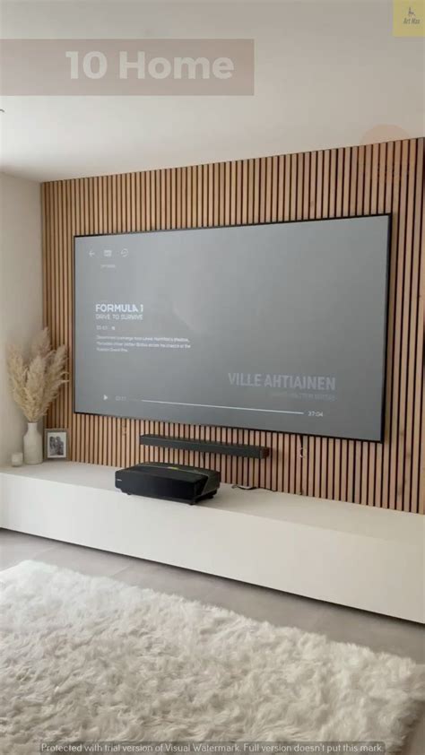 Tv Artistry Wall Mounted Decor Ideas For Your Television Home