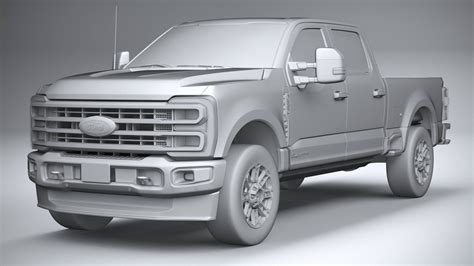 Ford F350 Superduty Limited Edition 2023 3D Model By SQUIR