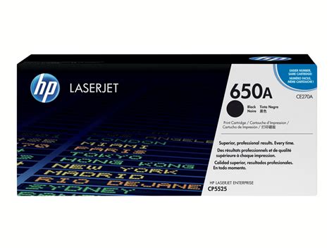 HP Toner Black Nr 650A CE270A Ca 13 500 Seiten Tonershop