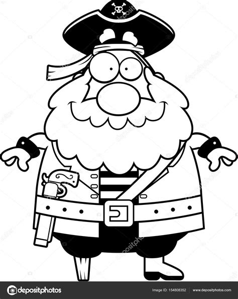 Cartoon Pirate Smiling Stock Vector Image By ©cthoman 154808352