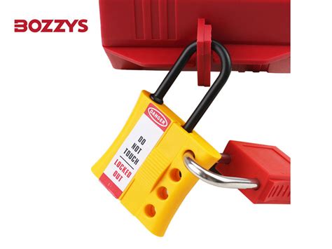 Non Conductive Lockout Hasp With 6MM Shackle Bozzys Wenzhou Boshi