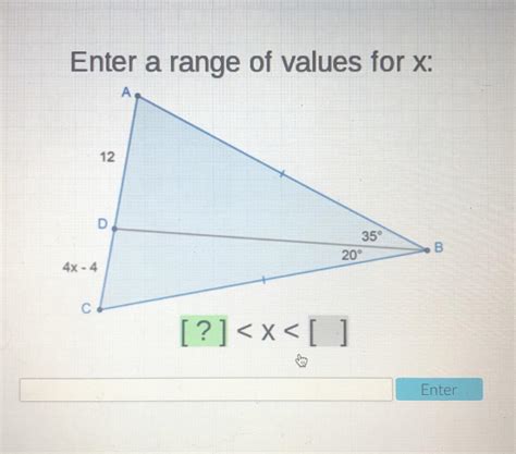 Please Help Enter A Range Of Values For X Brainly