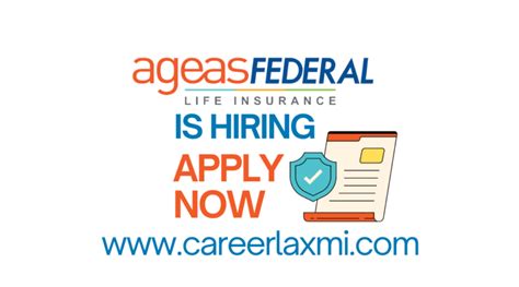 Seize an Exciting Career Opportunity: Join Ageas Federal Life Insurance ...