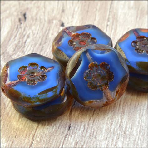 Czech Glass Flower Beads Uk Somerset Beads