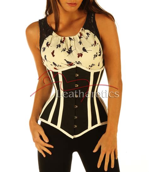 Steel Boned Corset Tight Lacing Cotton Corset