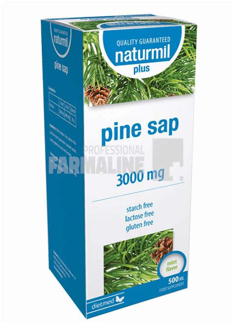 Naturmil Pine Sap Plus Solutie Orala Ml La Pret Mic Pfarma Ro