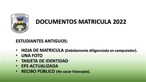 Matricula 2022 Portal Red Académica