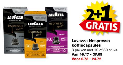 Lavazza Koffiecups Folder Aanbieding Bij Hoogvliet Details