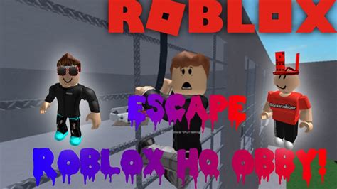 Escaping Roblox Hq Roblox Escape Roblox Hq Obby Youtube