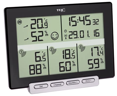 Multi Sens Funk Thermo Hygrometer Tfa Knufis Optik Shop