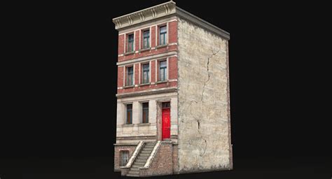 Maison De Ville Collection 40 Modèles Modèle 3d 149 Max 3ds C4d