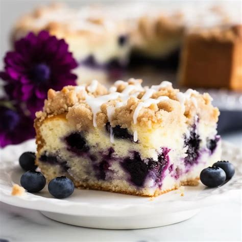 Blueberry Streusel Cake Recipe